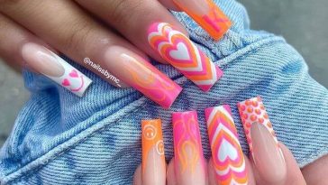 Summer coffin nails